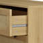 Armoire de rangement 3 tiroirs avec corde tissée et tiroir (ensemble de 2)-1326147337