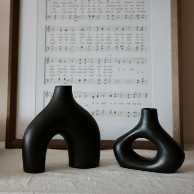 Vase décoratif en céramique minimaliste de style nordique