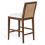 Tabouret de comptoir tissé Emilio-129437337