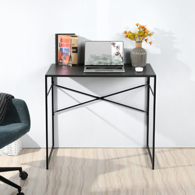 Hyardsite Metal Base Writing Desk
