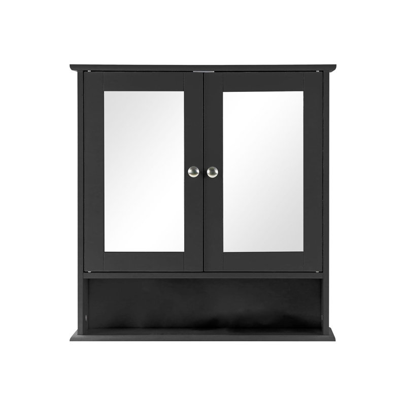 Bathroom Cabinet, Matte Black