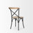Tacony Solid Wood Cross back Side chair-93236320