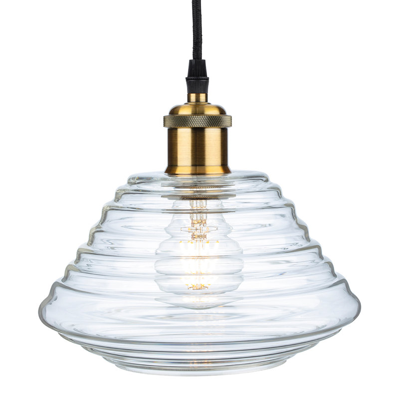 1 - Light Brown Jar Pendant