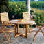 Essex Outdoor Round Teak Dining Table-21854626