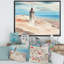 Phare par l'océan bleu - reproduction sur toile-67348079-67348083