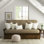 Ensemble de futon large avec matelas et tiroir de 87 po Stratford
