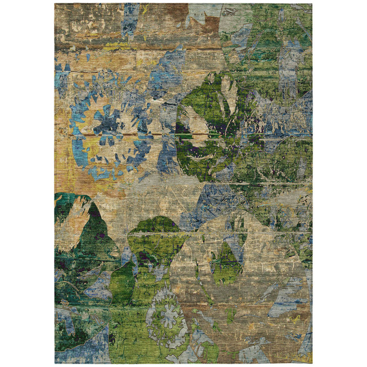 Flara Abstract Indoor / Outdoor Rug