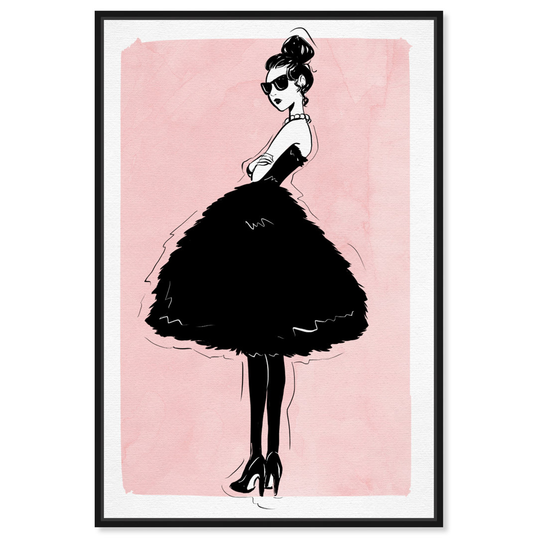 " Skirt And Shades Dress " Painting Print Oliver Gal Prints