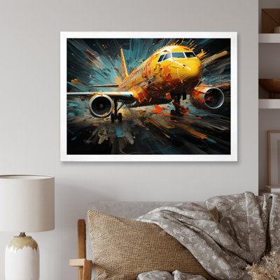 Plane Abstracted Velocity - Transportation Wall Decor