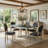 Nova Dining Table, Rectangular, European Black Ash W Antique White 59 Inch