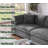 Squared Arm Wide Seat Upholstered Sofa-1464318007
