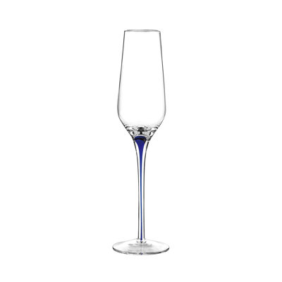 Tempest Cobalt 10 oz. Crystal Flute Set