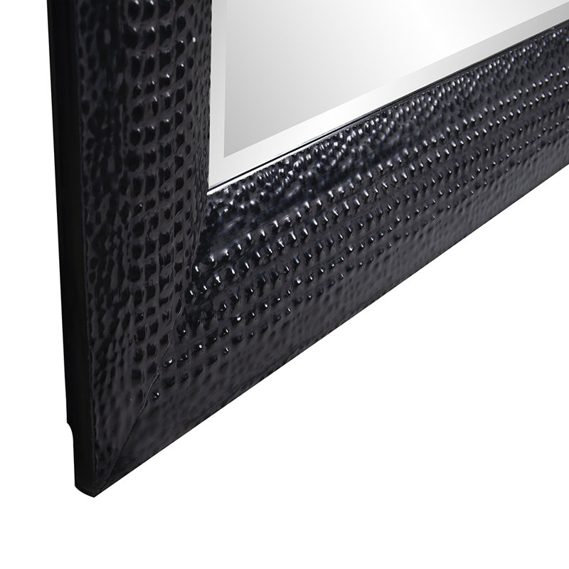 Riceboro Solid Wood Rectangle Mirror