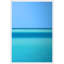 Ocean Blue 2' Framed Print