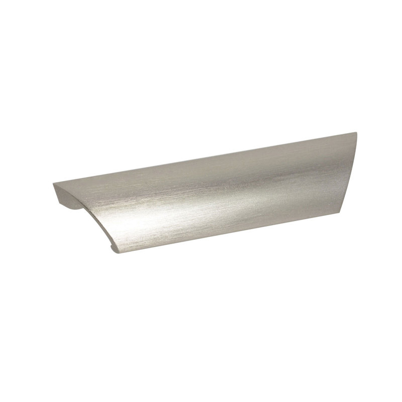 Poignée de doigt centrale 3 3/4 po Hewes, Nickel satiné brossé