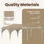 Vidaxl Pop-Up Party Tent Oxford Fabric Pop-Up Event Outdoor Canopy Wedding-129097114