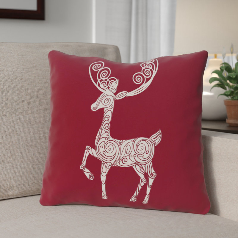Square Cushion, 46cm H x 46cm W x 18cm D, Grey