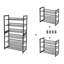 9 Pair Stackable Shoe Rack-2135793844