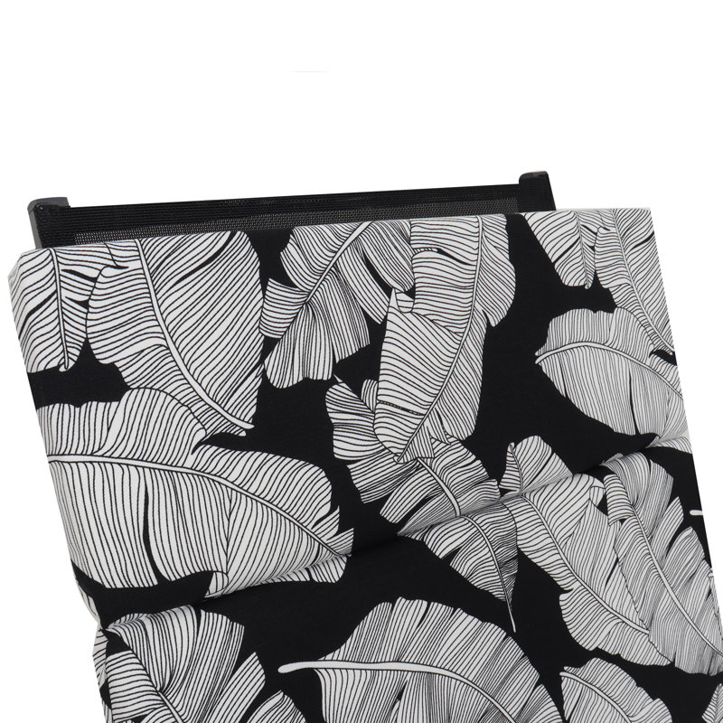 2 Pcs Patio Seat Cushions, 75" X 22.8" 2", Breathable Cover, Resilient Sponge Fill, Stable Ties, Easy Maintenance, Different Colors Beach Lounge Chair Fabric, Soft Filling, To Clean, Colorful