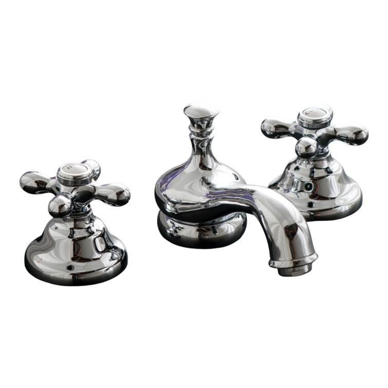 P0820 Sacramento Widespread Lavatory Faucet Set with Cross Handles and Pop-up Drain