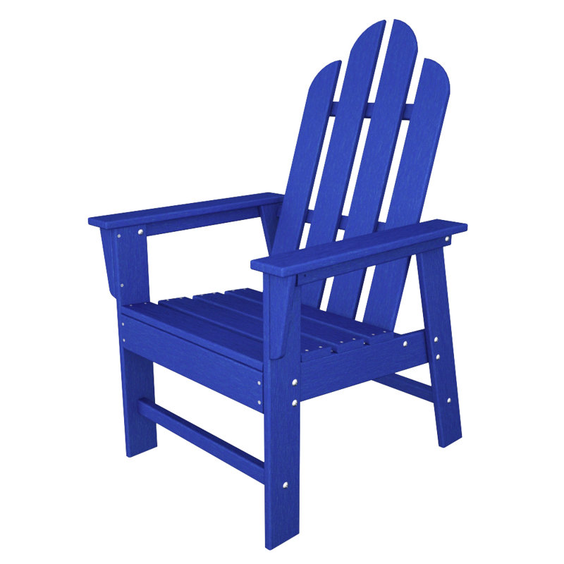 Chaise de salle à manger POLYWOOD Long Island, Bleu pacifique