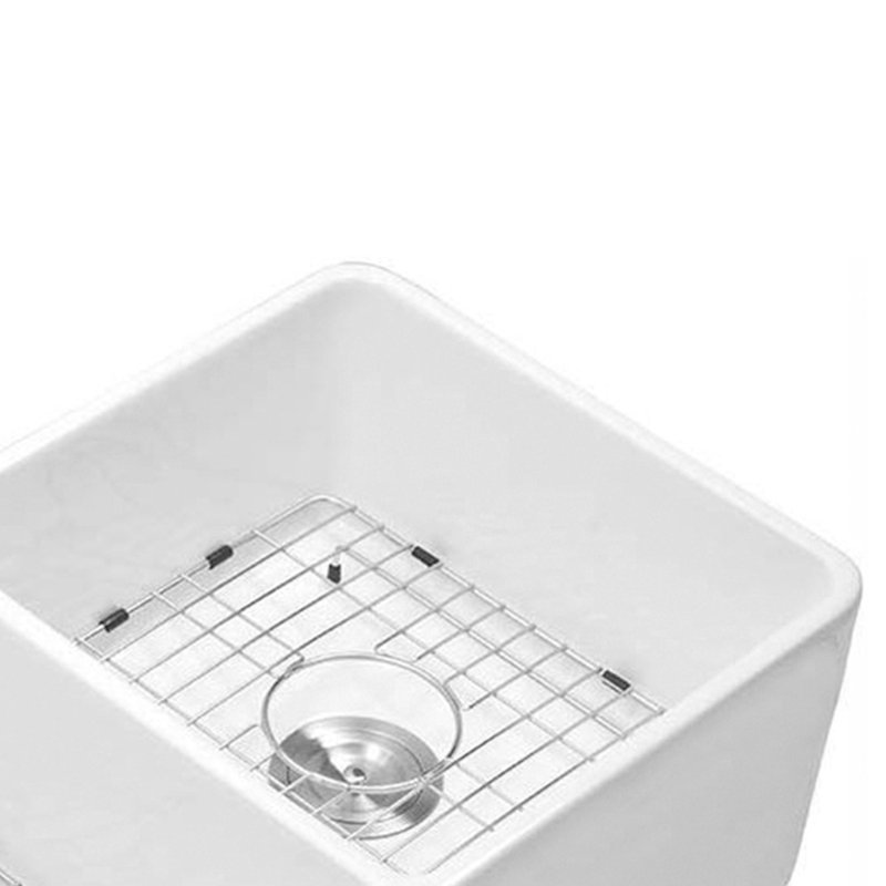 32.28'' L Farmhouse / Apron Double Bowl Ceramic Kitchen Sink