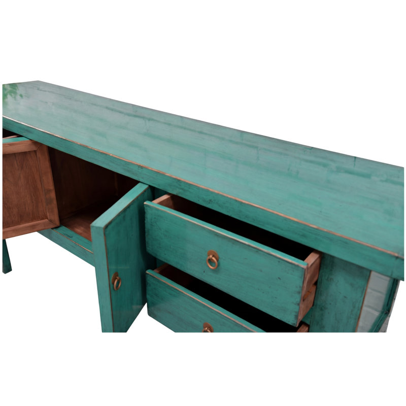 Annegreet 180cm Console Table, Emerald Green