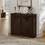 Armoire de rangement Mid-Century moderne en forme de V, buffet avec beaucoup d'espace, conception étroite pour une utilisation polyvalente dans le salon, l'entrée, le couloir, la cuisine et le bar à café-163360699