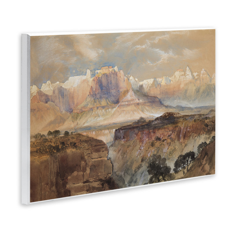 Plaque murale Vast and Distant Canyon, design par Corinne Haig, H 13 po x l 19 po