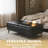 Black Faux Leather Ottoman with Storage-1688208460-1689200324