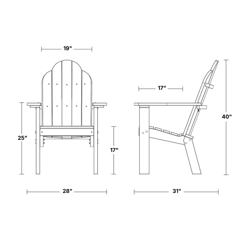 Chaise longue Classic, Bleu Aruba