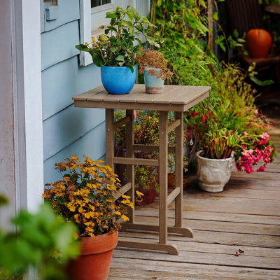 Table de pub pour terrasse en HDPE