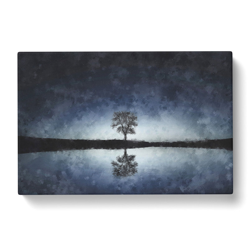 Tree At Dusk Vol.2 - Wrapped Canvas, 50cm H x 76cm W x 3cm D