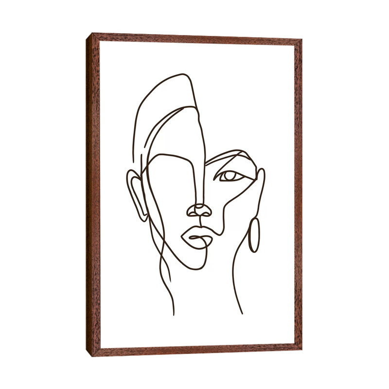 Perception - Print on Canvas, Classic Brown Wood Framed, 101.6cm H x 66.04cm W x 3.81cm D