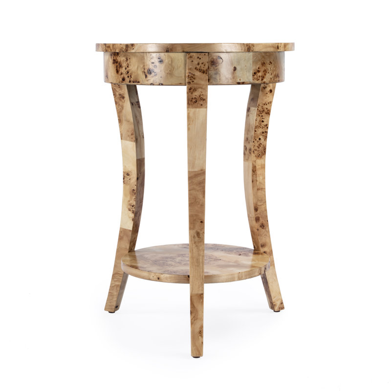 Holdin Round 18"W Side Table, Brown