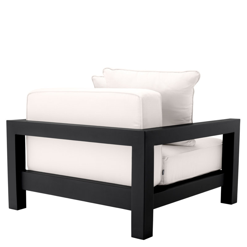 Cap-Antibes Outdoor Lounge Chair, Black