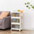 Aarn Plastic with Lids 3 Tier, 3 Pieces Stackable for Storage, with Lids
