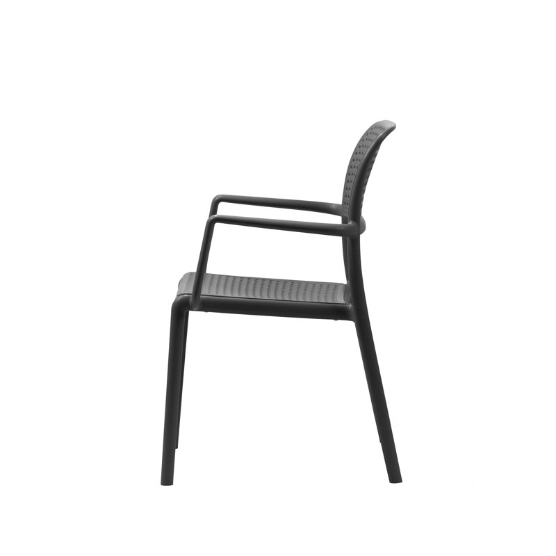 Bora Outdoor Dining Armchair, Anthracite