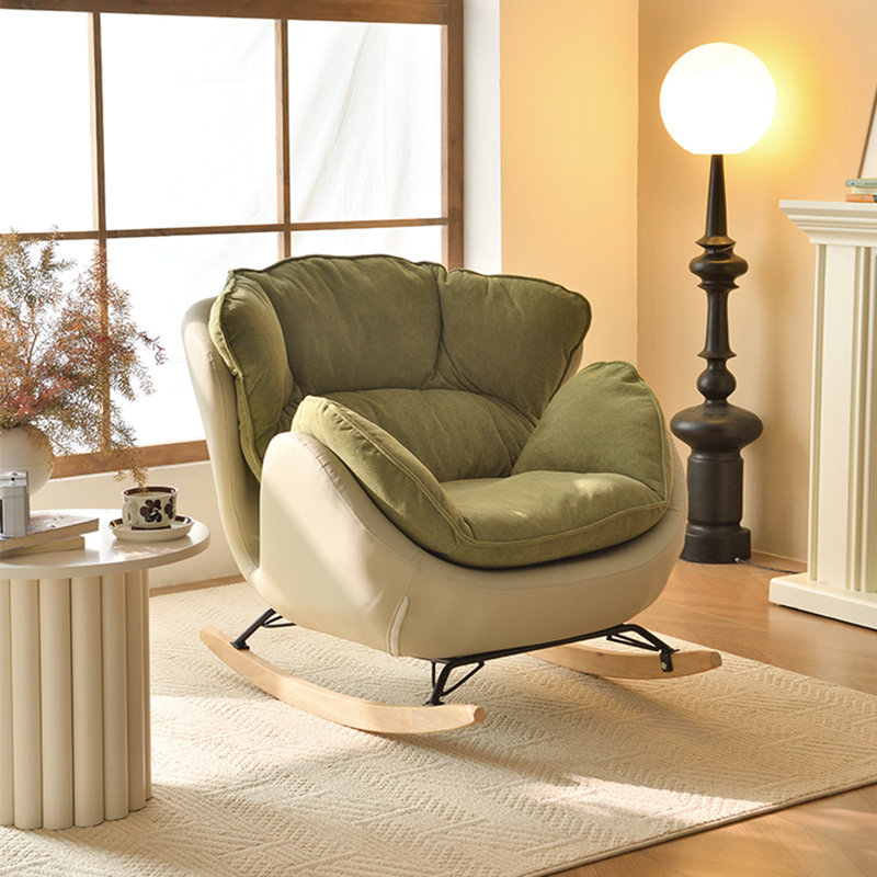 Chaise berçante décontractée simple et moderne