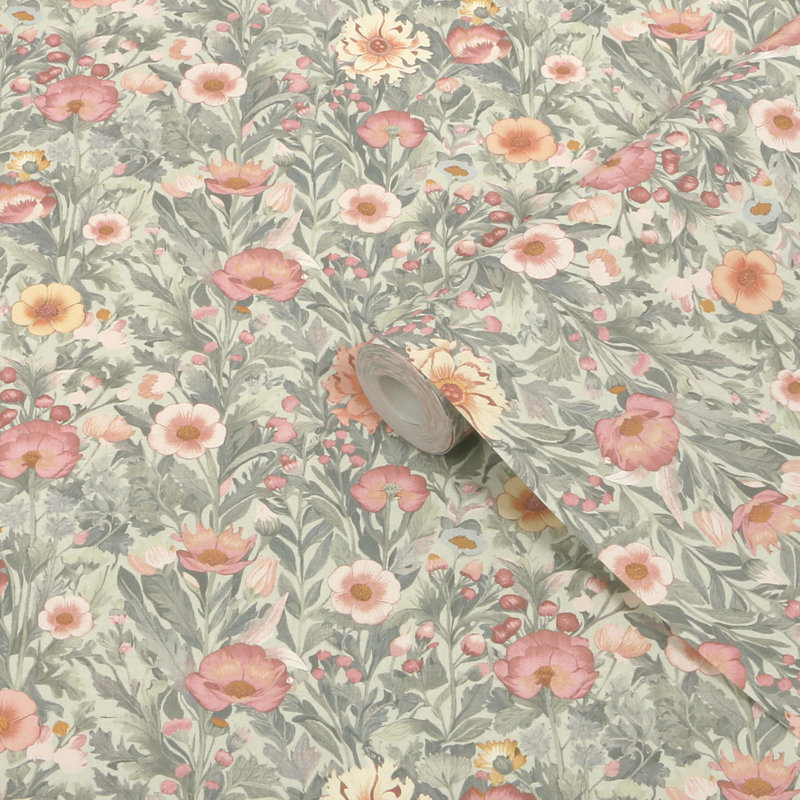Superfresco Easy Paloma Duckegg Wallpaper, Pink