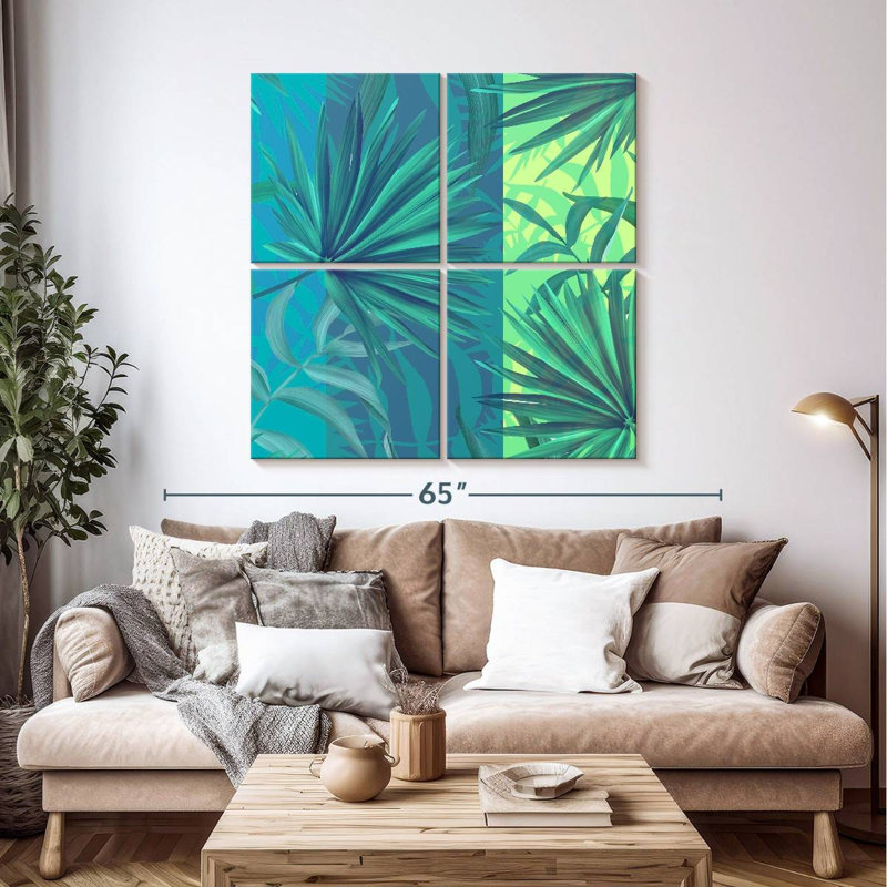 Harnek Tropic Palm Leaves, 45" H x 45" W