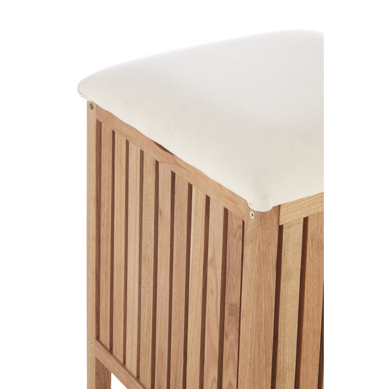 Edward Solid Wood Accent Stool