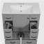 Ensemble de meuble-lavabo de 36 pouces, six tiroirs, séparateurs de tiroirs multifonctionnels, tablettes réglables-1195049555