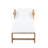 Jans Patio 2-Piece Acacia Wood Sunlounge With Wicker Panels & Ceramic Tile Side Table Set-124885960