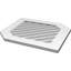 Vertical Peaked Surface Mount Signature Urethane Non-Functional Gable Vent 14/12 Pitch Primed Tan-101891418