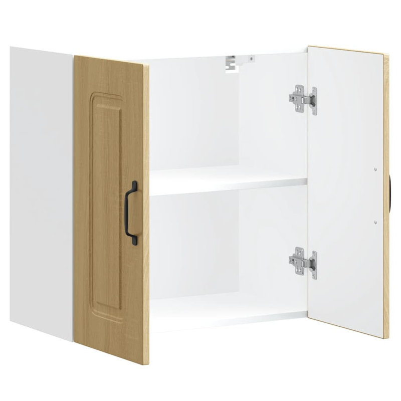 Armoire murale de cuisine vidaXL, H 23,6 po x l 23,6 po x P 12,2 po, Chêne fumé