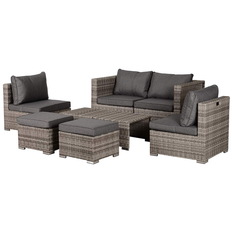 Aalijah 4 - Person Seating Group with Cushions