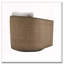 Fauteuil demi-tonneau pivotant