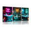 3 Piece Wrapped Canvas Print-2117476227