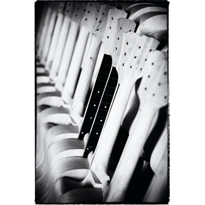 Guitar Factory II by Tang Ling - Wrapped Canvas Print